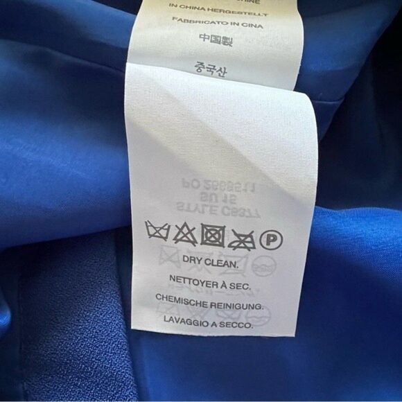 J. Crew Crossover Wrap Mini Skirt Blue Size 0 - Picture 8 of 11